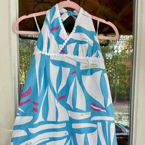 NWT Lilly Pulitzer little girls Dina halter dress, size 12
